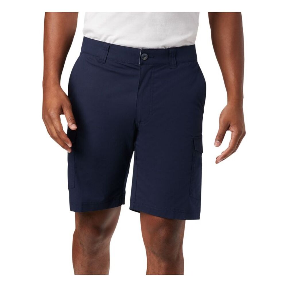 NWT COLUMBIA SPORTSWEAR CO. Mens Brentyn Trail Navy Stretch Cargo Shorts 42R